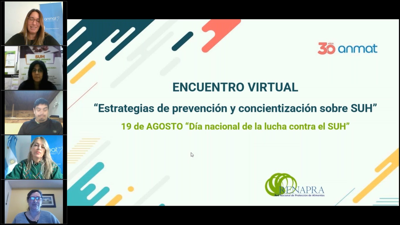 Encuentro virtual por el Día Nacional de Lucha contra el Síndrome Urémico Hemolítico