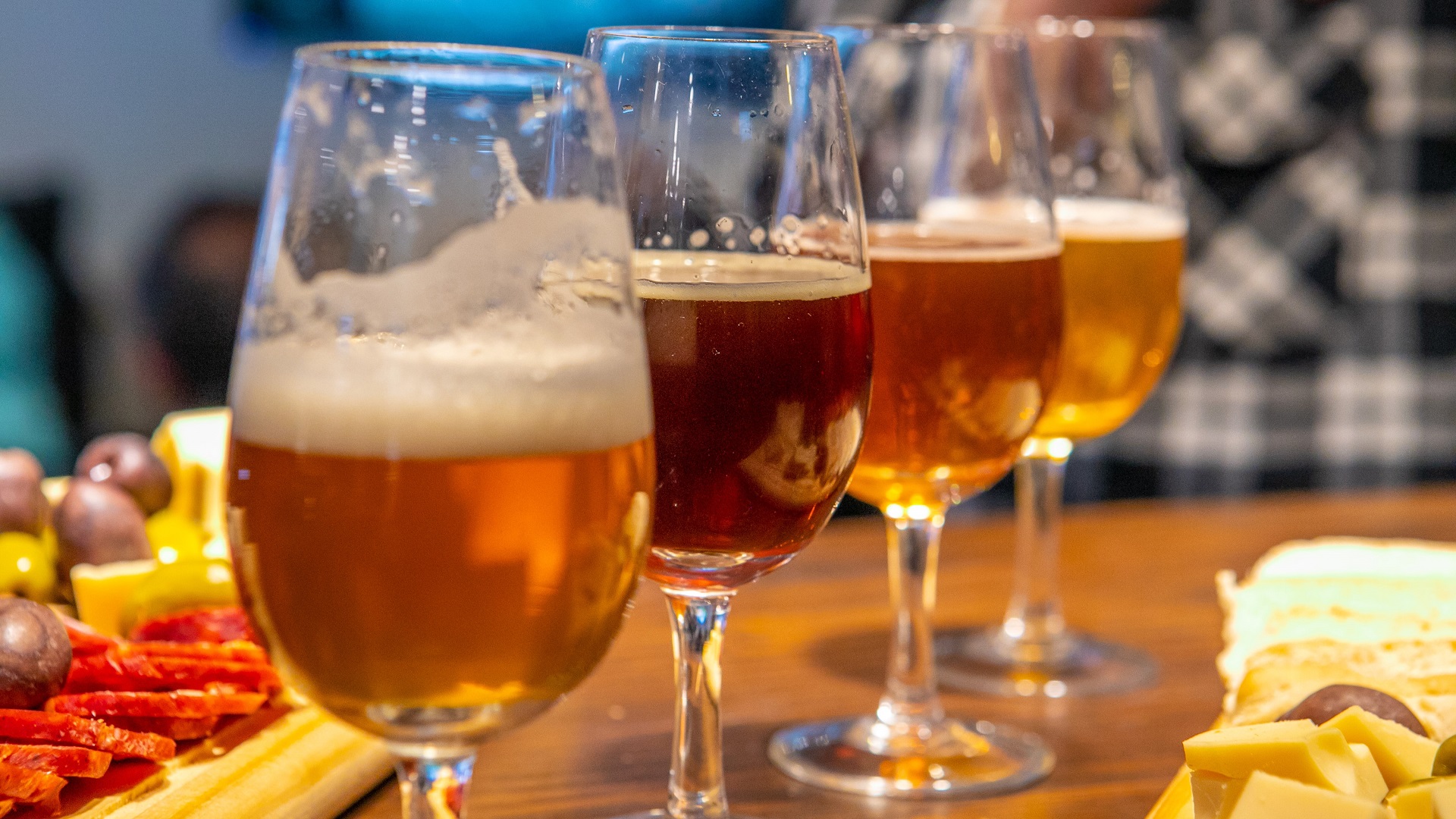 Cervezas artesanales en la montaña