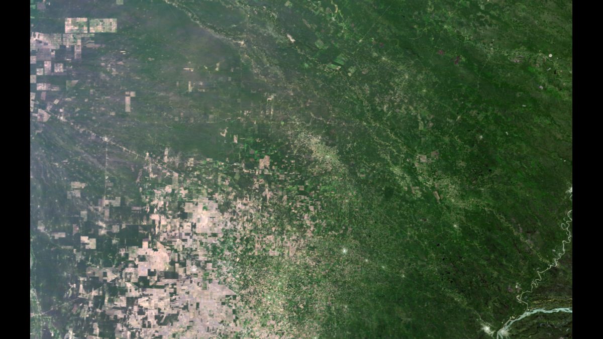 Provincia de Chaco, Argentina - Terra MODIS - 4 de Noviembre de 2013