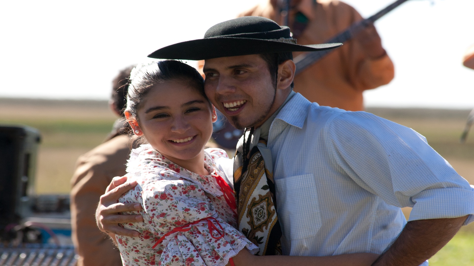 Pareja bailando chamamé