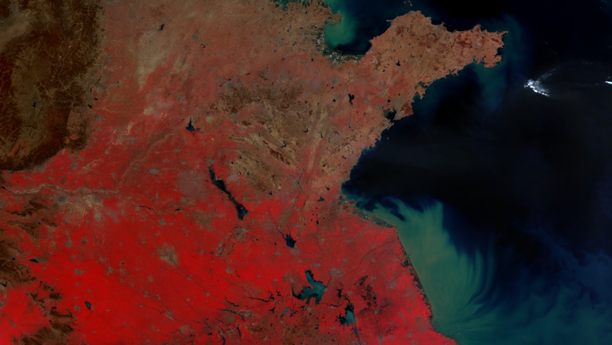 China - Aqua MODIS - 24 de Marzo de 2012