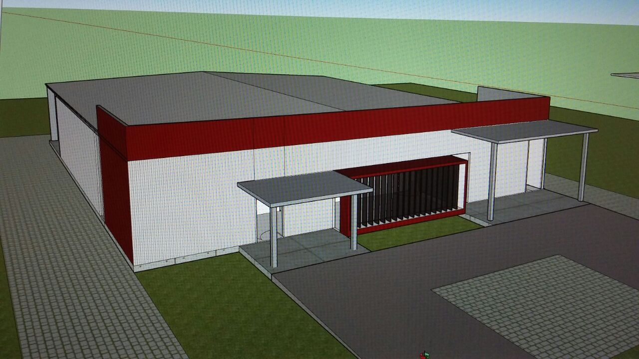 Imagen del renderizado arquitectónico de la obra