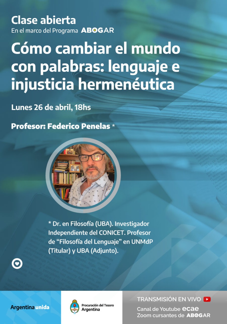 Cómo cambiar el mundo con palabras: lenguaje e injusticia hermenéutica