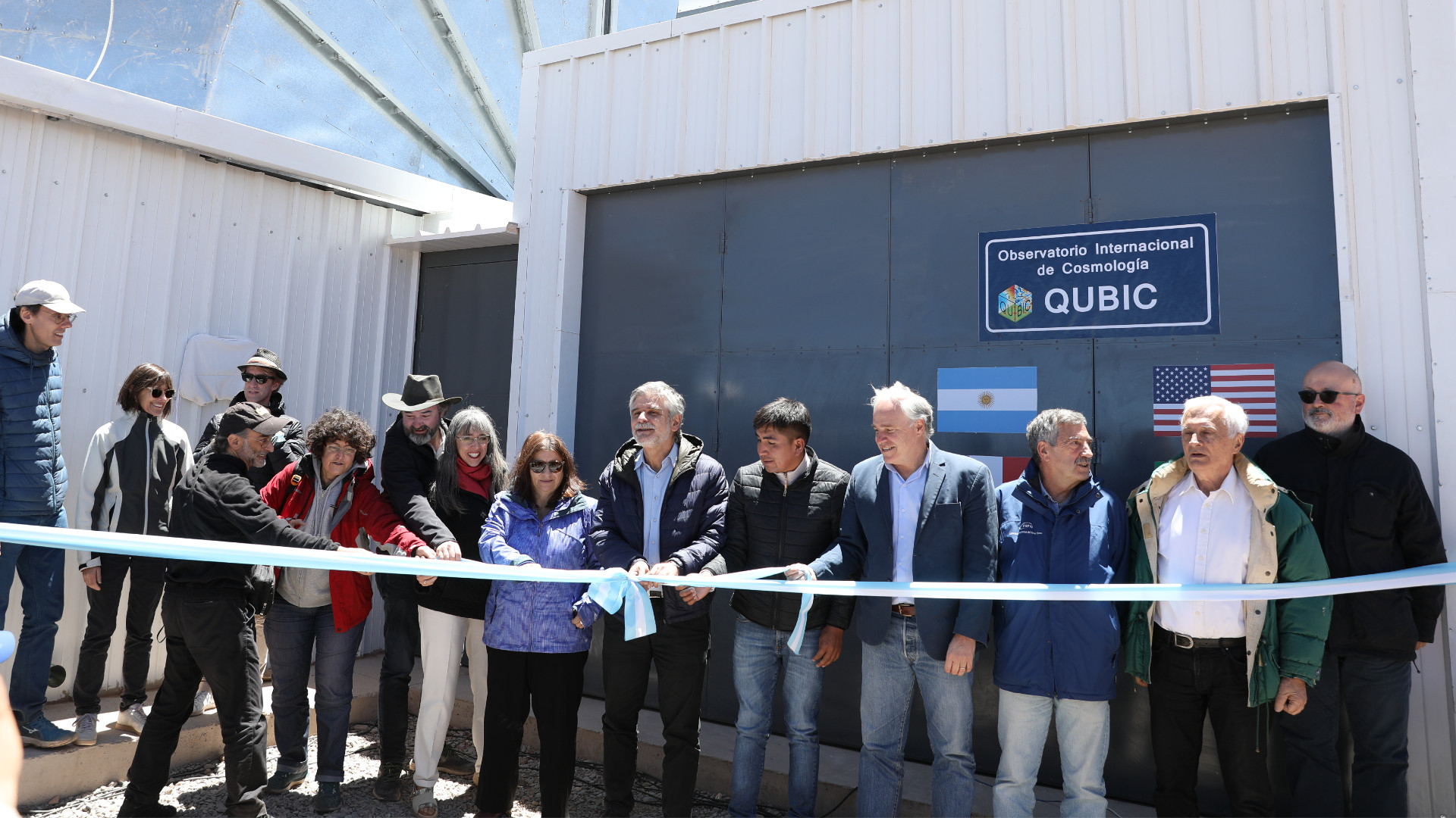 Autoridades nacionales participaron de la inauguración del Observatorio QUBIC