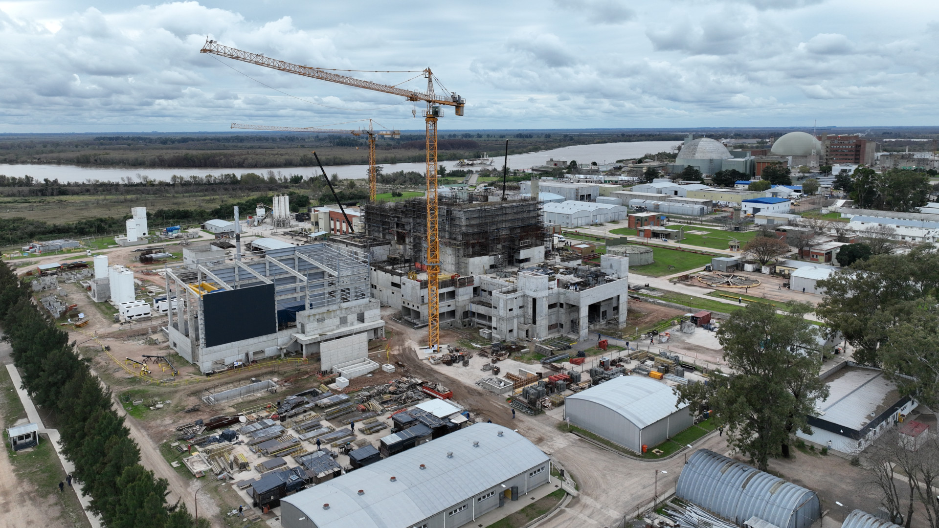 AUGUST, 2024. Advance status of the construction AGOSTO 2024. Avances en la construcción del CAREM