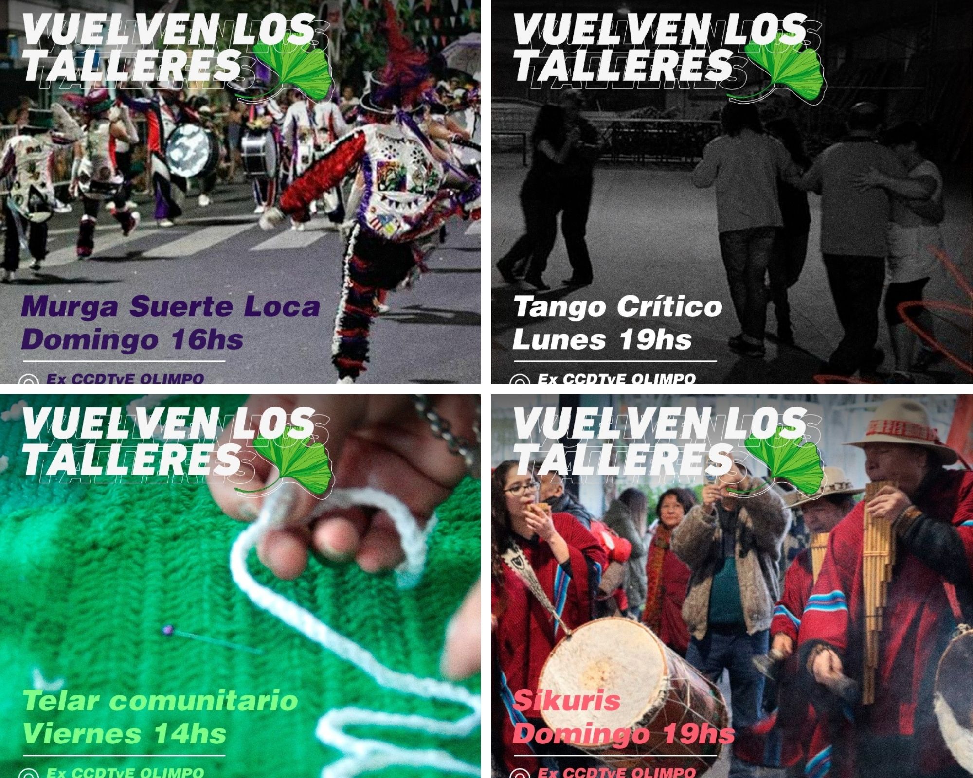 Talleres comunitarios Olimpo