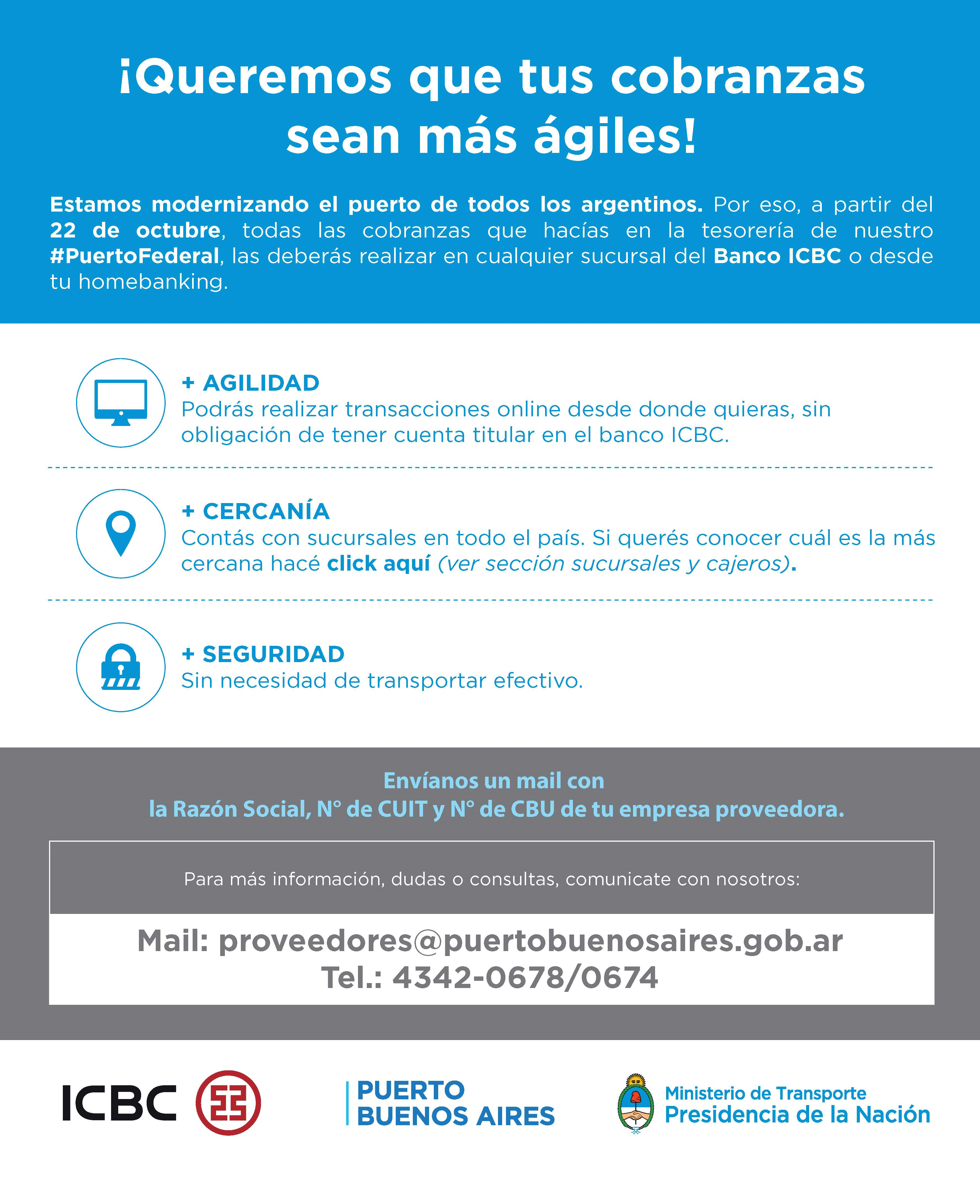 NUEVO SISTEMA DE COBRANZAS PARA PROVEEDORES