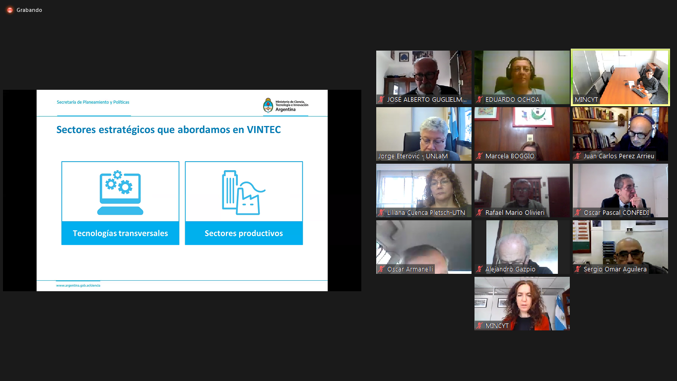 Sectores estratégicos que abordamos en VINTEC. Tecnologías transversales y sectores productivos