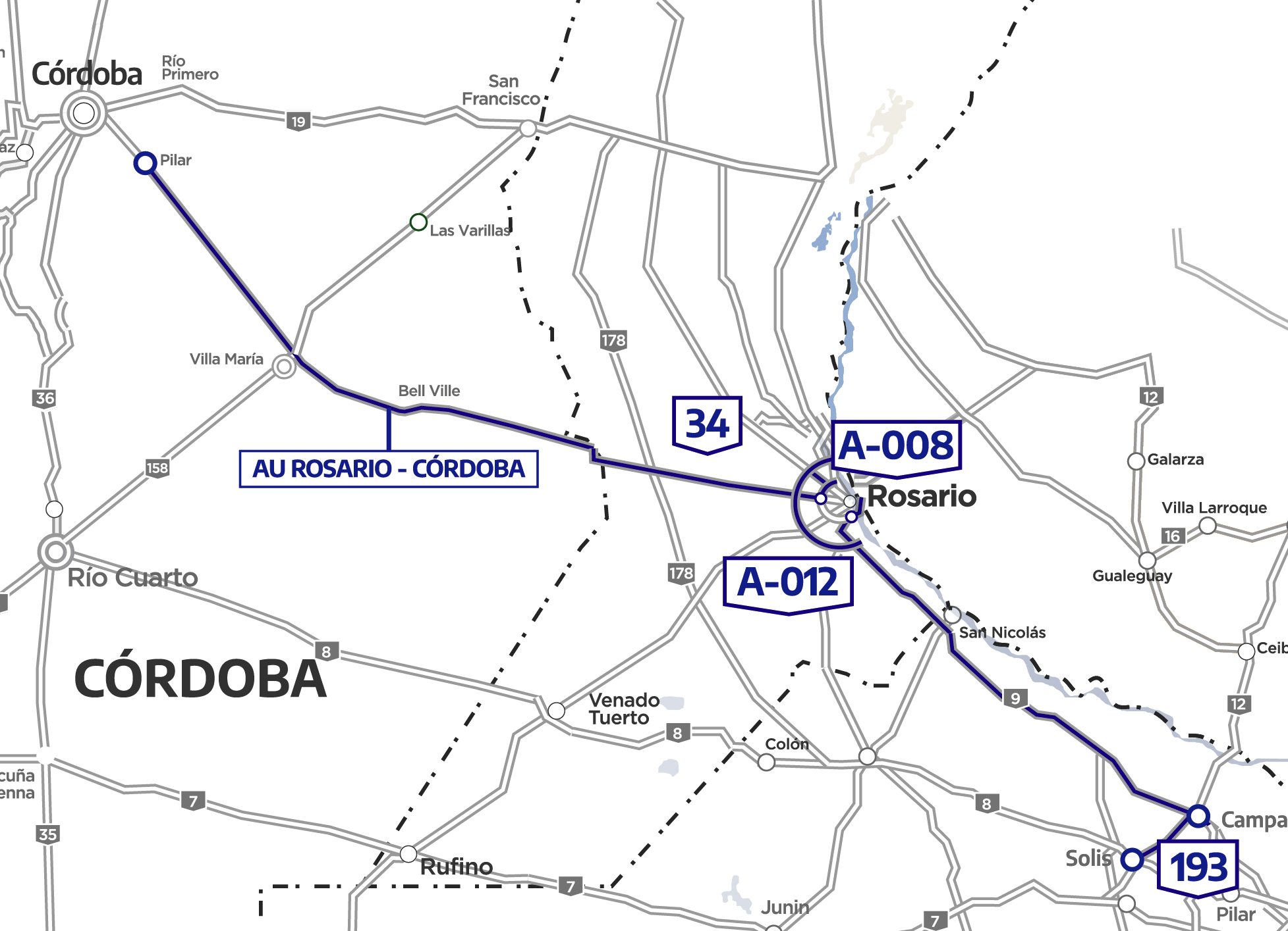 Mapa Tramo VI - Corredores Viales S.A.