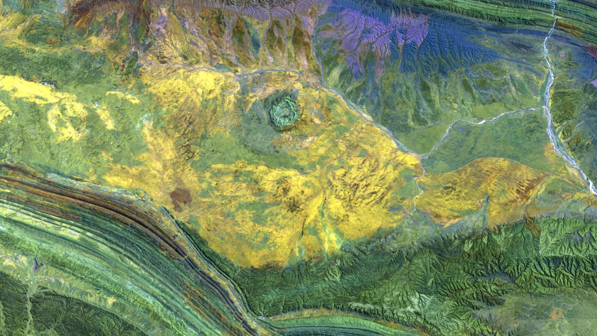 Cráter de Gosses Bluff, Australia - Landsat 5TM - 18 de Octubre de 2011