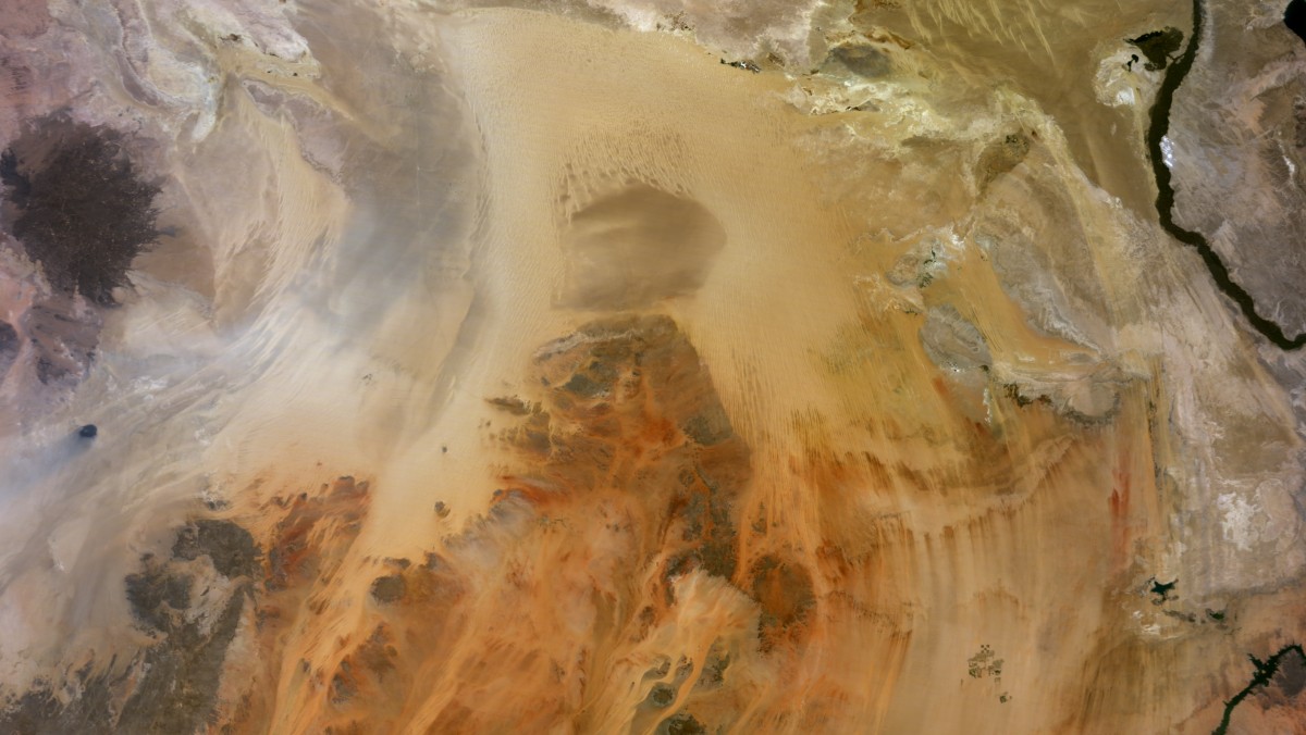 Desierto de Libia - Terra MODIS - 17 de Junio de 2012