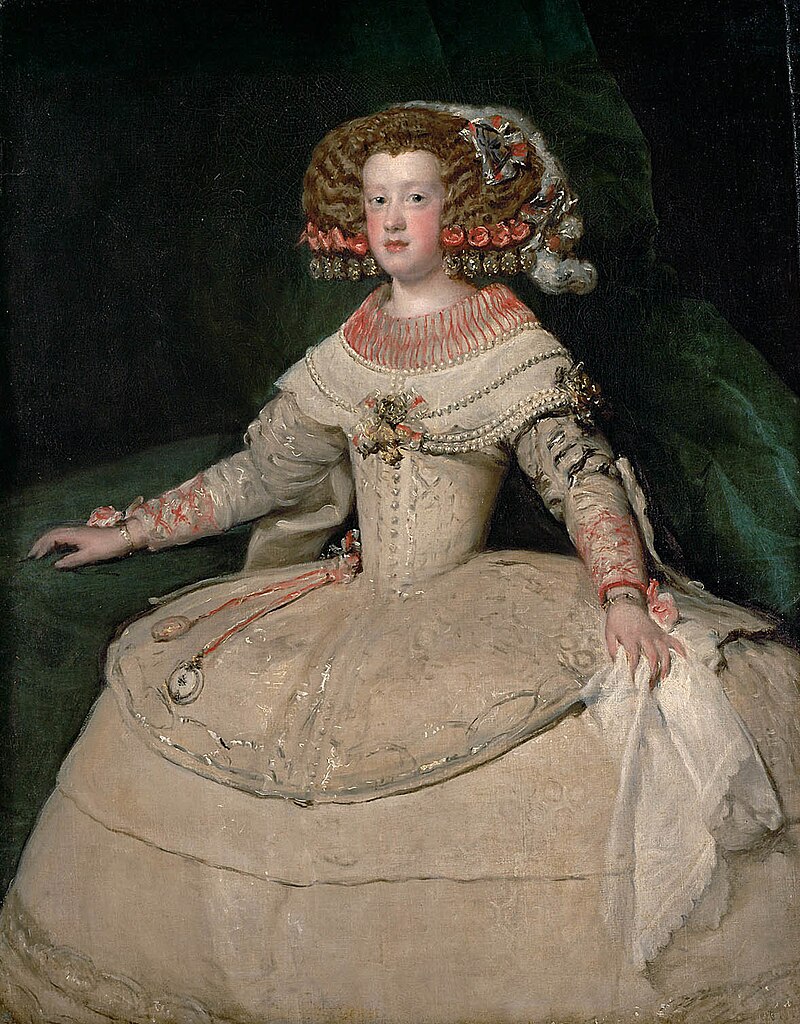 Retrato de la Infanta María Teresa de España, es una de las obras en diálogo de este domingo en el Museo Nacional de Bellas Artes.