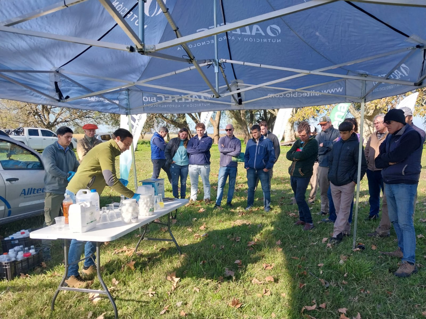 Demostración de mezclas