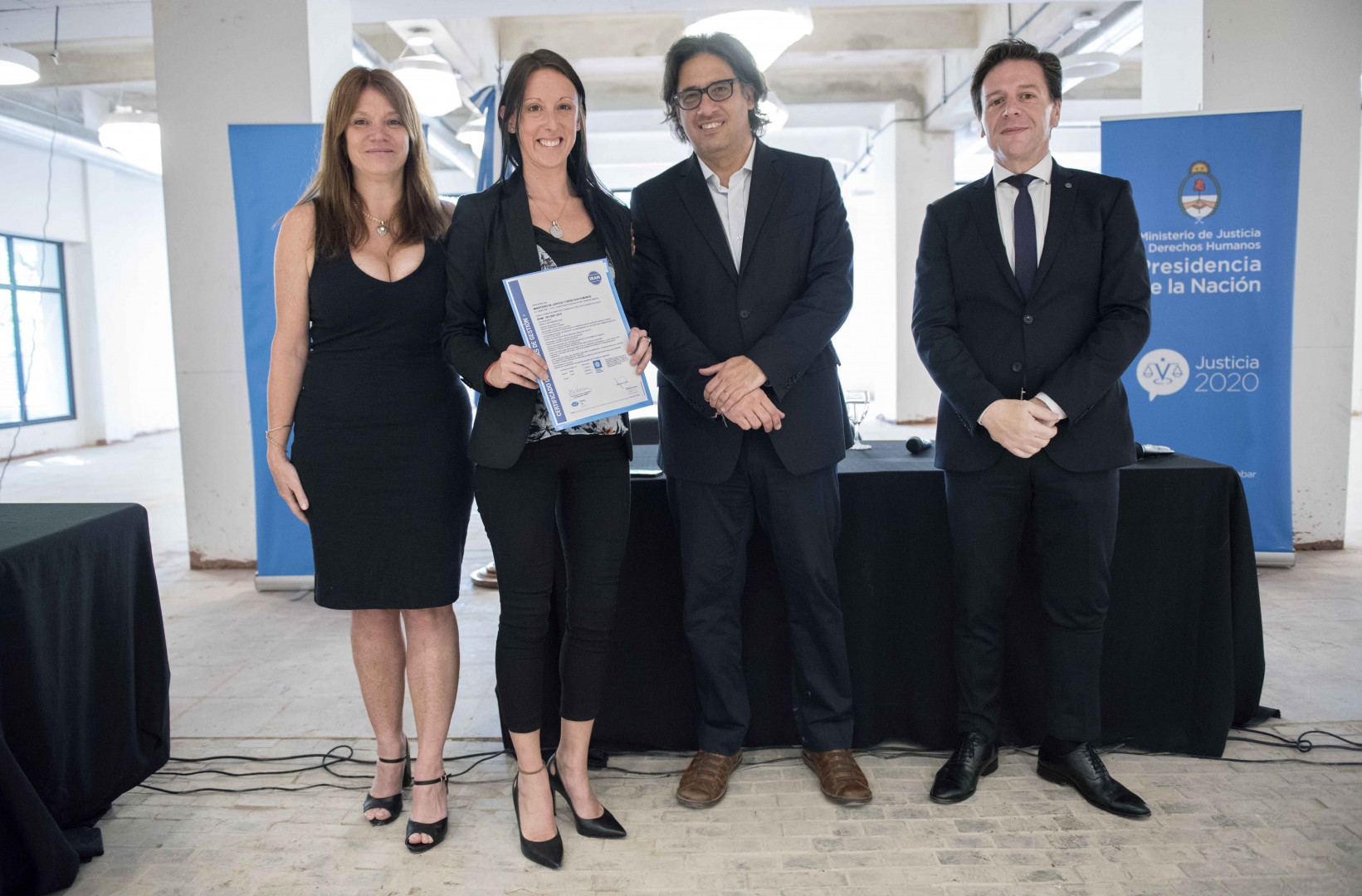 El Ministerio de Justicia entregó certificados de gestión de calidad El Ministerio de Justicia entregó certificados de gestión de calidad