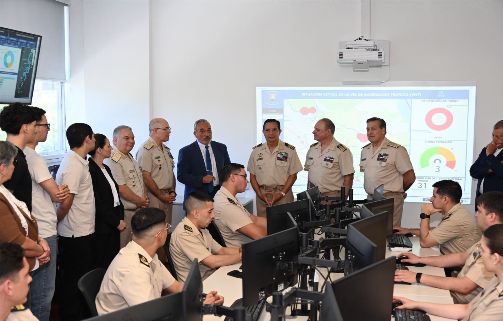 Prefectura celebró el 4° aniversario de la Dirección de Tráfico Marítimo, Fluvial y Lacustre e inauguró su Sala de Situación modernizada | Argentina.gob.ar