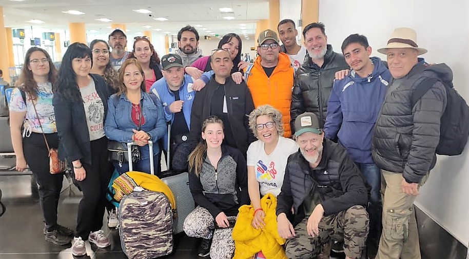 Delegación patagónica en el Encuentro de Gastronomía Bioceánico. Fuente: Expreso.info 