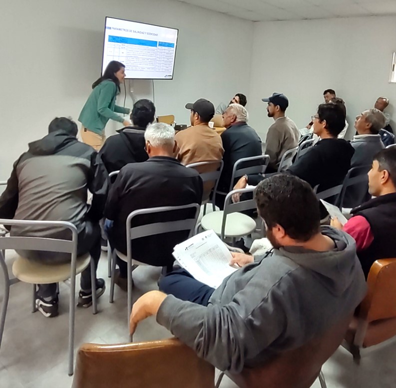 Entrega y presentación de los resultados a los productores.