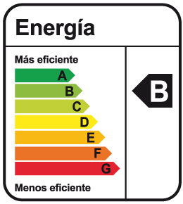 etiqueta eficiencia energética, clase B