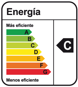 etiqueta de eficiencia energética, clase C