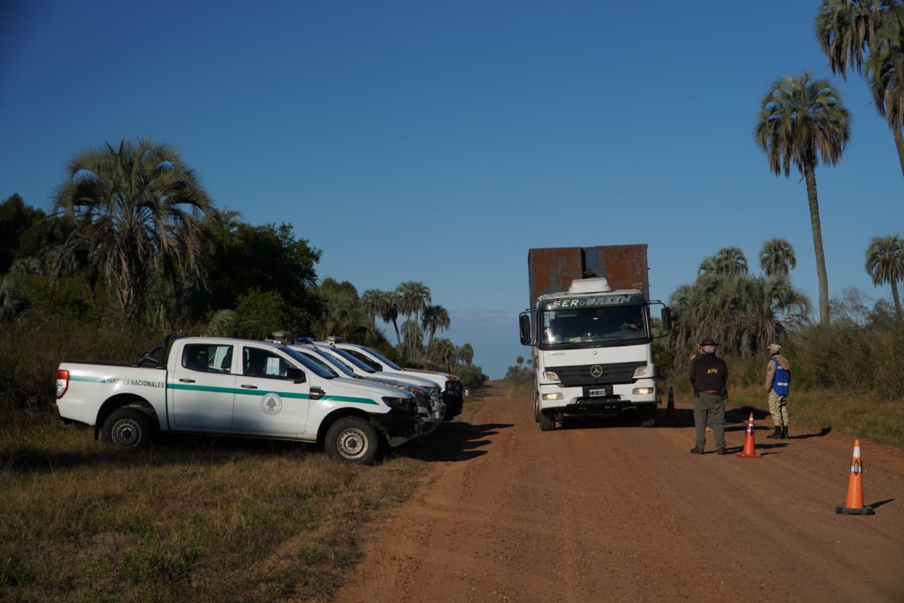 Exitoso operativo conjunto en PN El Palmar
