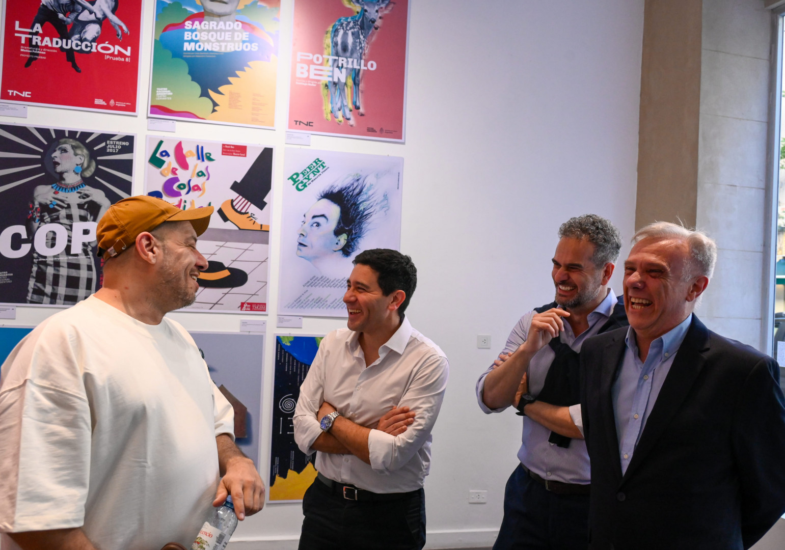 German Lang junto a Federico Brunetti, José Ignacio González Casali y Rodolfo Rau.