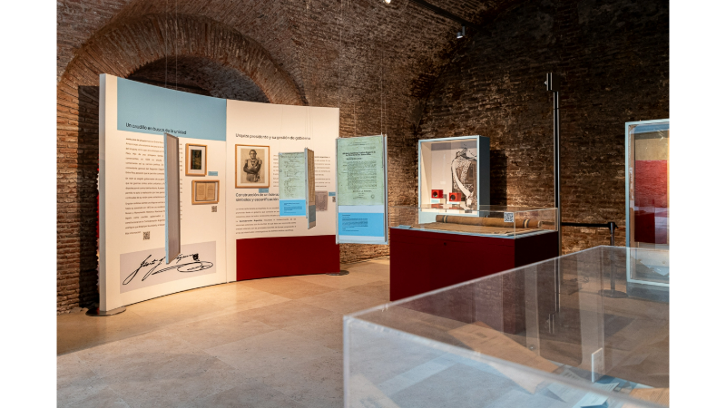 Vista de la exposición «Justo José de Urquiza: un cambio de rumbo»