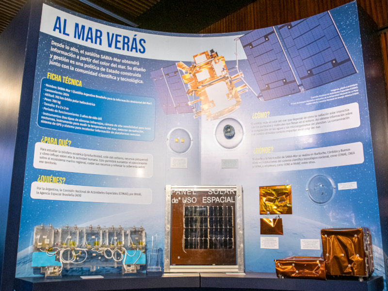 Dispositivos espaciales expuestos en el espacio SABIA-Mar en el C3
