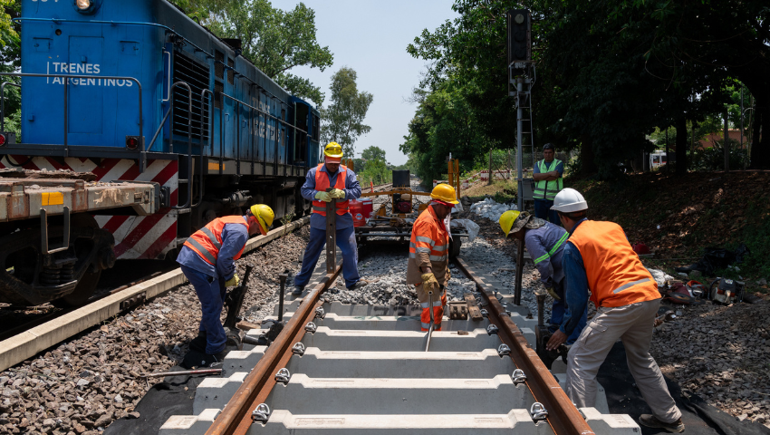 Línea Mitre. Estación Virreyes. Obras en vías. Línea Mitre. Estación Virreyes. Obras en vías.
