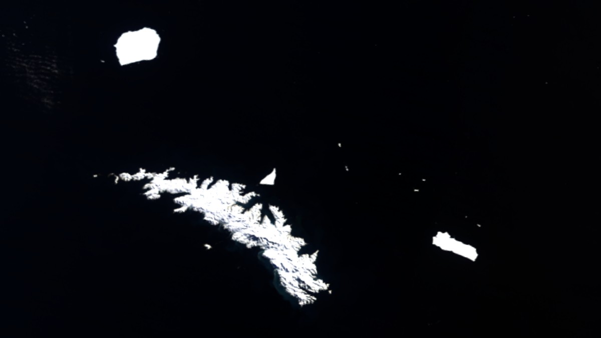 Georgias del Sur, Argentina - Terra MODIS - 29 de septiembre de 2012