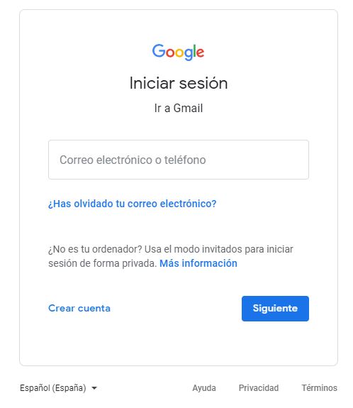 rigidez horno más Cómo crear una cuenta de correo Gmail | Argentina.gob.ar