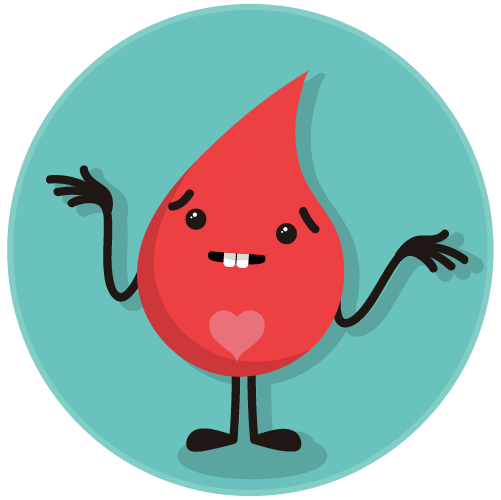 gotita está desconcertada porque no puede donar