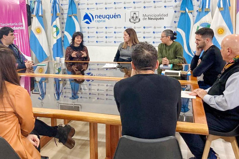Greta Pena encabezó la agenda de trabajo en Neuquén.