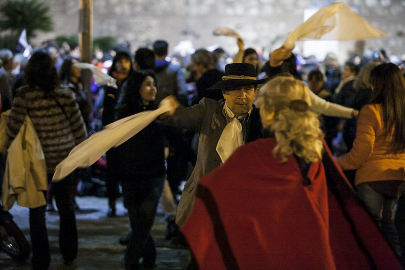 Gran Pericón en la Posta de Sinsacate, en Córdoba.