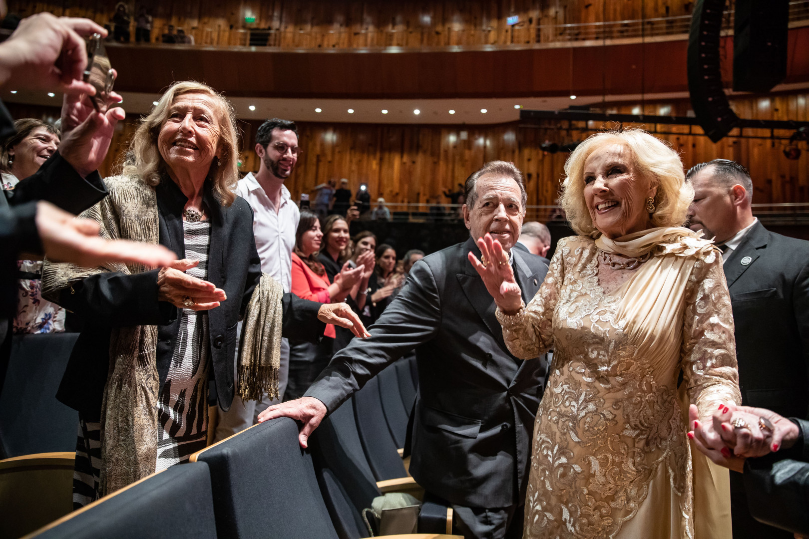 Mirtha Legrand, en el Palacio Libertad.