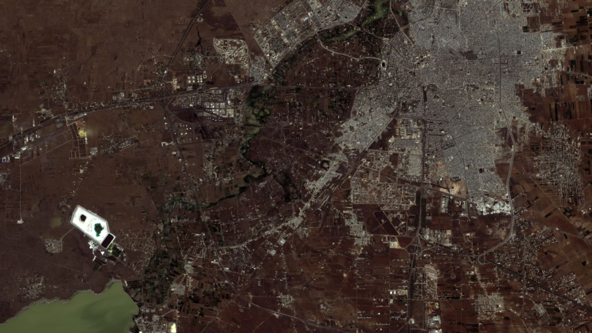Homs, Siria - Landsat 8 OLI - 6 de Septiembre de 2013