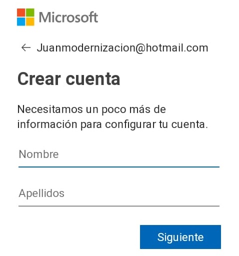 Injerto salami Bendecir Cómo crear una cuenta de correo Outlook | Argentina.gob.ar