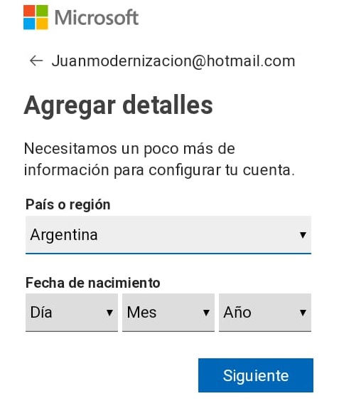 Injerto salami Bendecir Cómo crear una cuenta de correo Outlook | Argentina.gob.ar