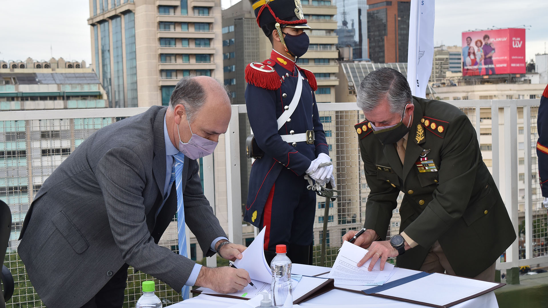 firma convenio IAF - Ejército