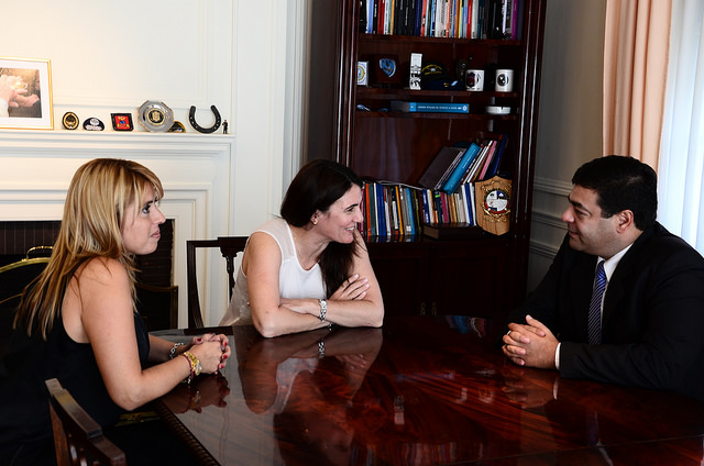 Rodríguez recibió al ministro de Seguridad de Santa Cruz | Argentina.gob.ar
