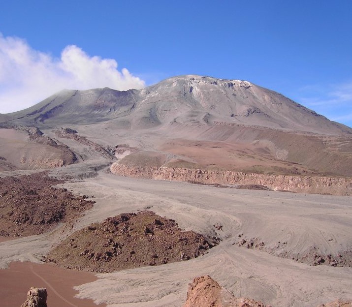 Volcan Lascar en Chile