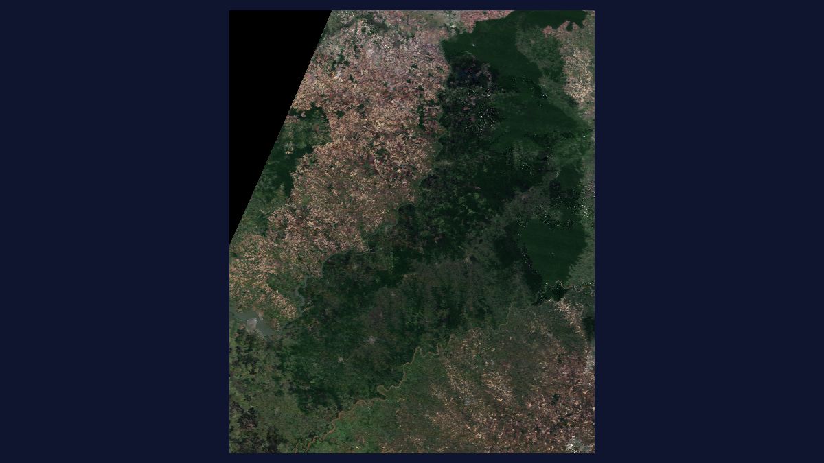 Provincia de Misiones -Terra MODIS - 30 de Septiembre de 2015
