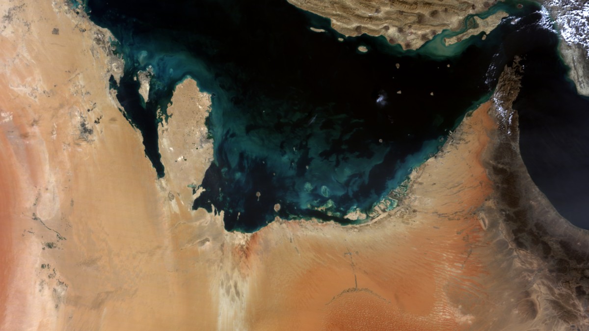 Golfo Pérsico – Terra MODIS – 12 de Febrero de 2012