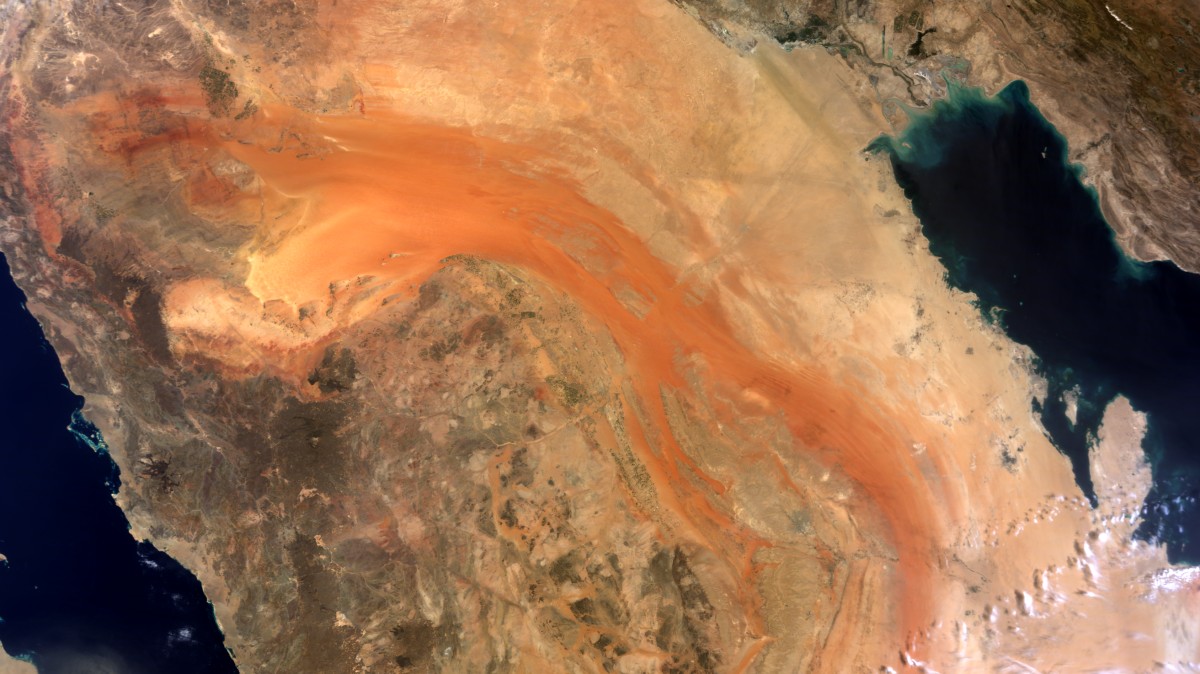 Península Arábiga - Terra MODIS - 26 de mayo de 2011