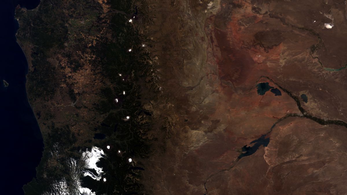 Provincia de Neuquén - Terra MODIS - 26 de Enero de 2014