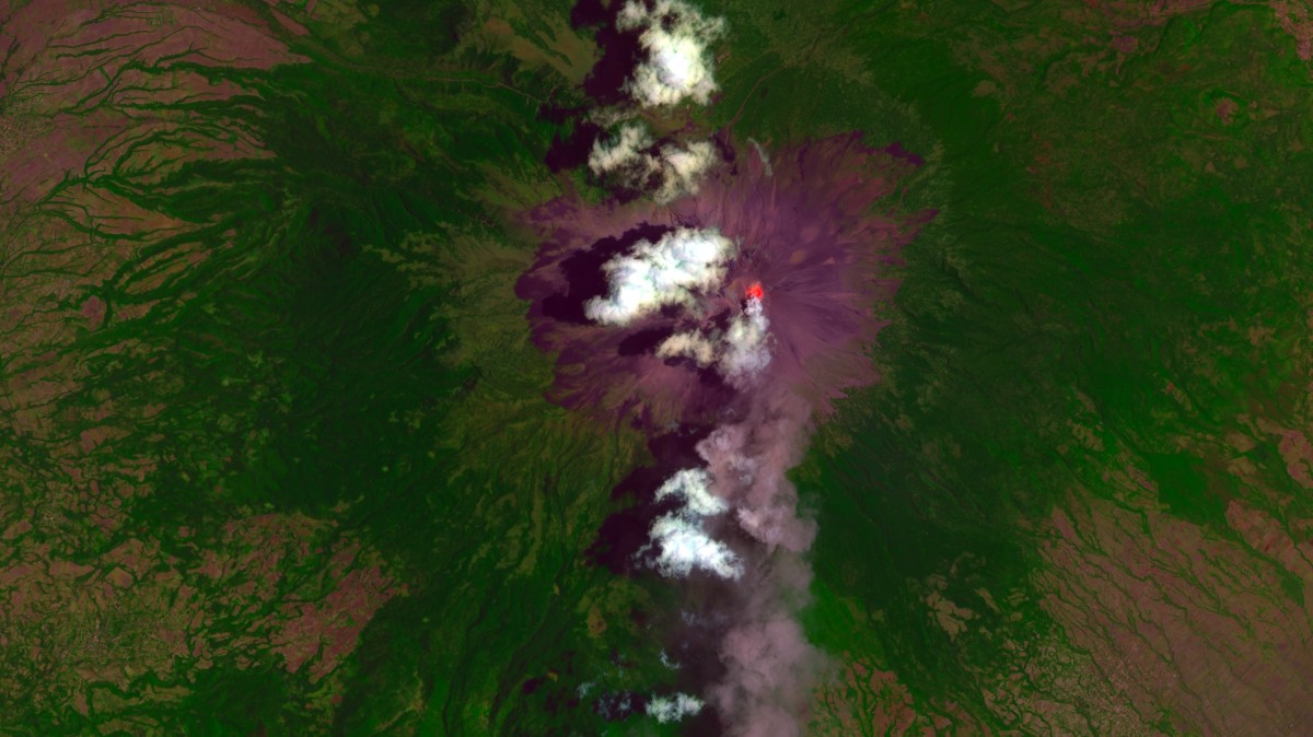 Volcán Popocatépetl, México - EO1 ALI - 25 de Abril de 2012