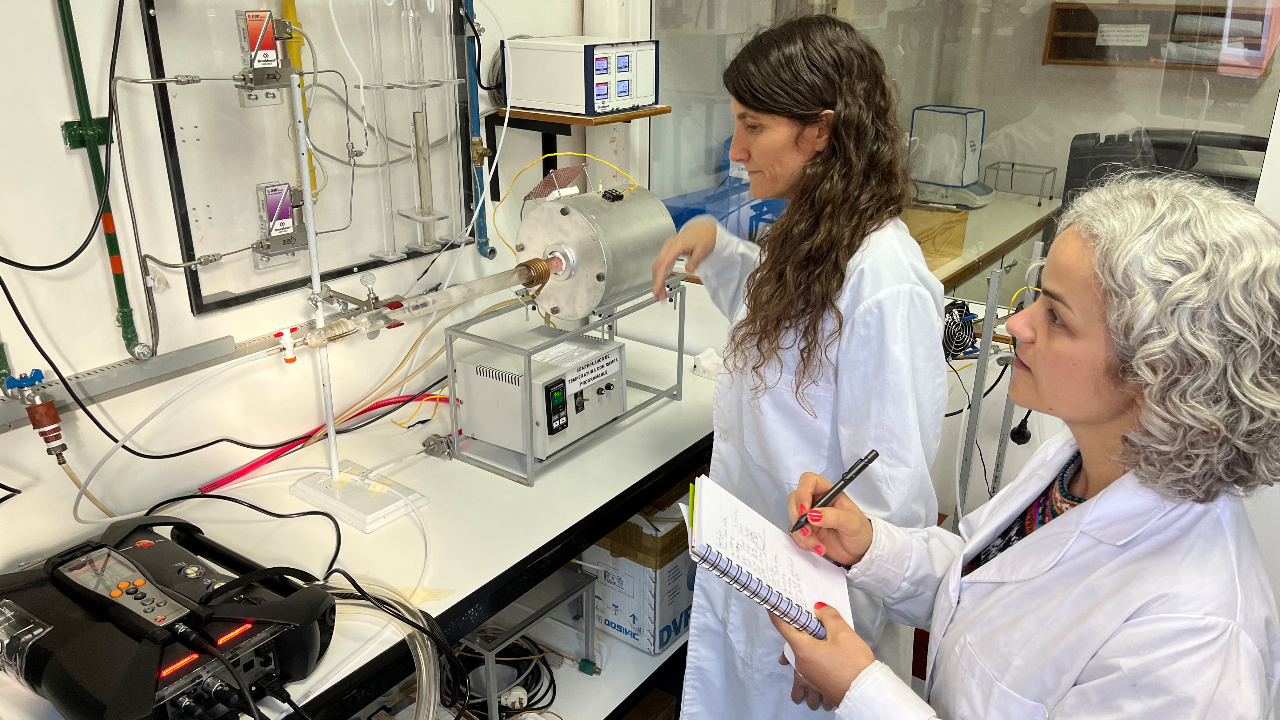 "Ya logramos un primer objetivo, que es producir por primera vez en el país hexafluorofosfato de litio", explica la doctora en Química Ana Bohé.