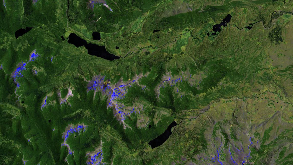 Incendios en Neuquén - Landsat 8 OLI - 20 de Enero de 2014