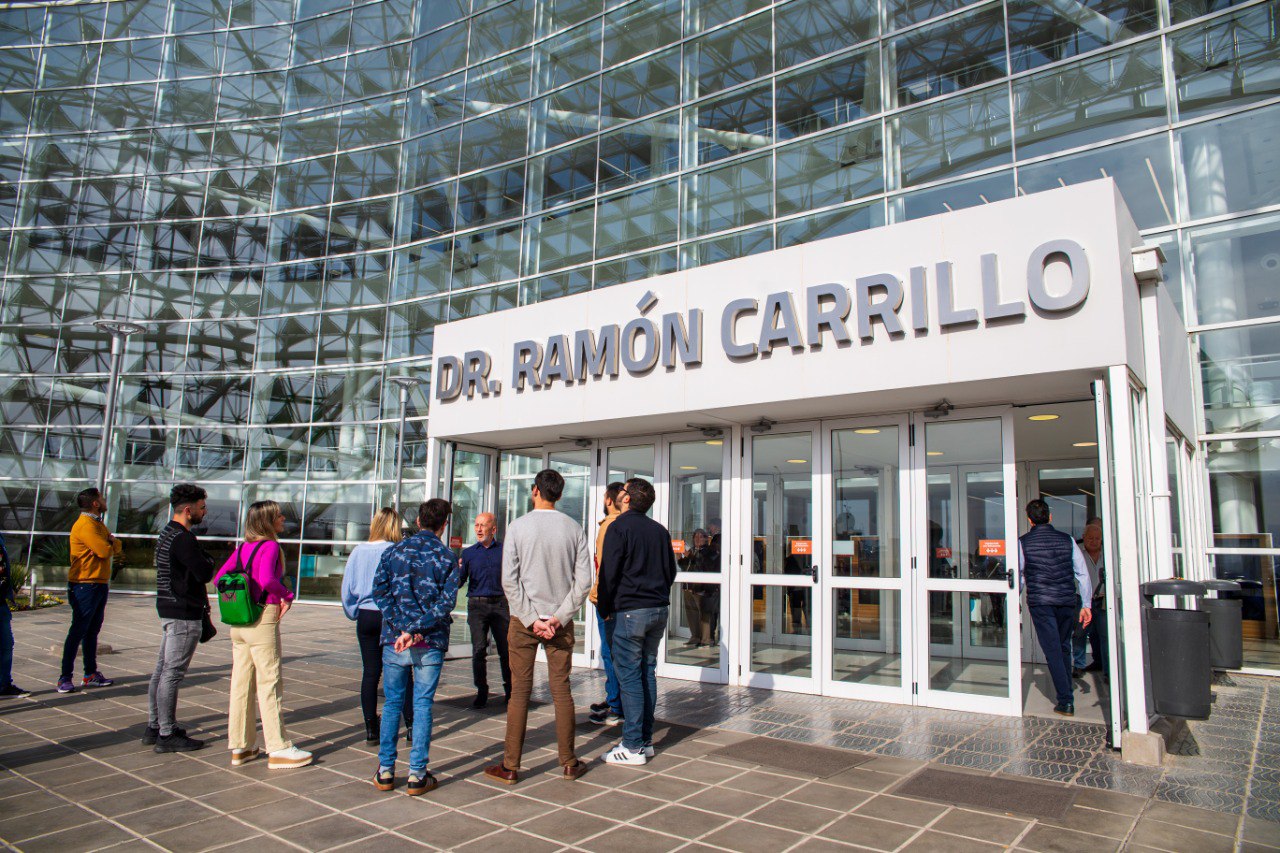 Visita al Hospital Ramón Carrillo.