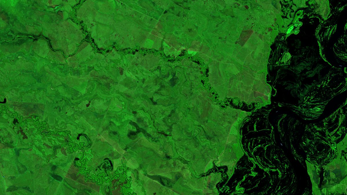 Inundaciones en Formosa - Landsat 8 OLI - 19 de Julio de 2014