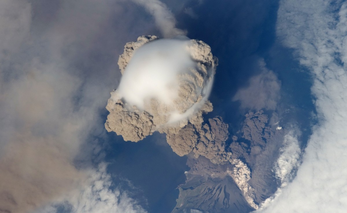 Volcán Sarychev, Rusia - ISS20 - 12 de junio de 2009